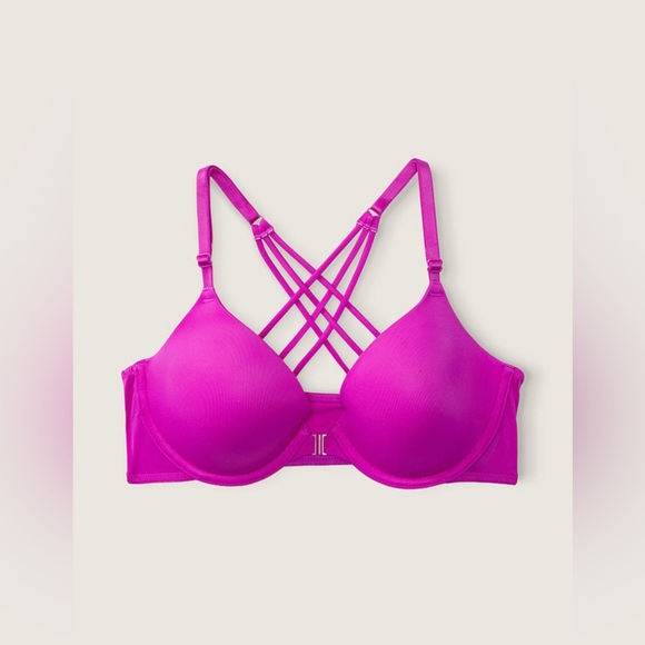 PINK - Wear EveryWhere Front Close T-Shirt Lightly Lined Bra - Picture 14 of 15